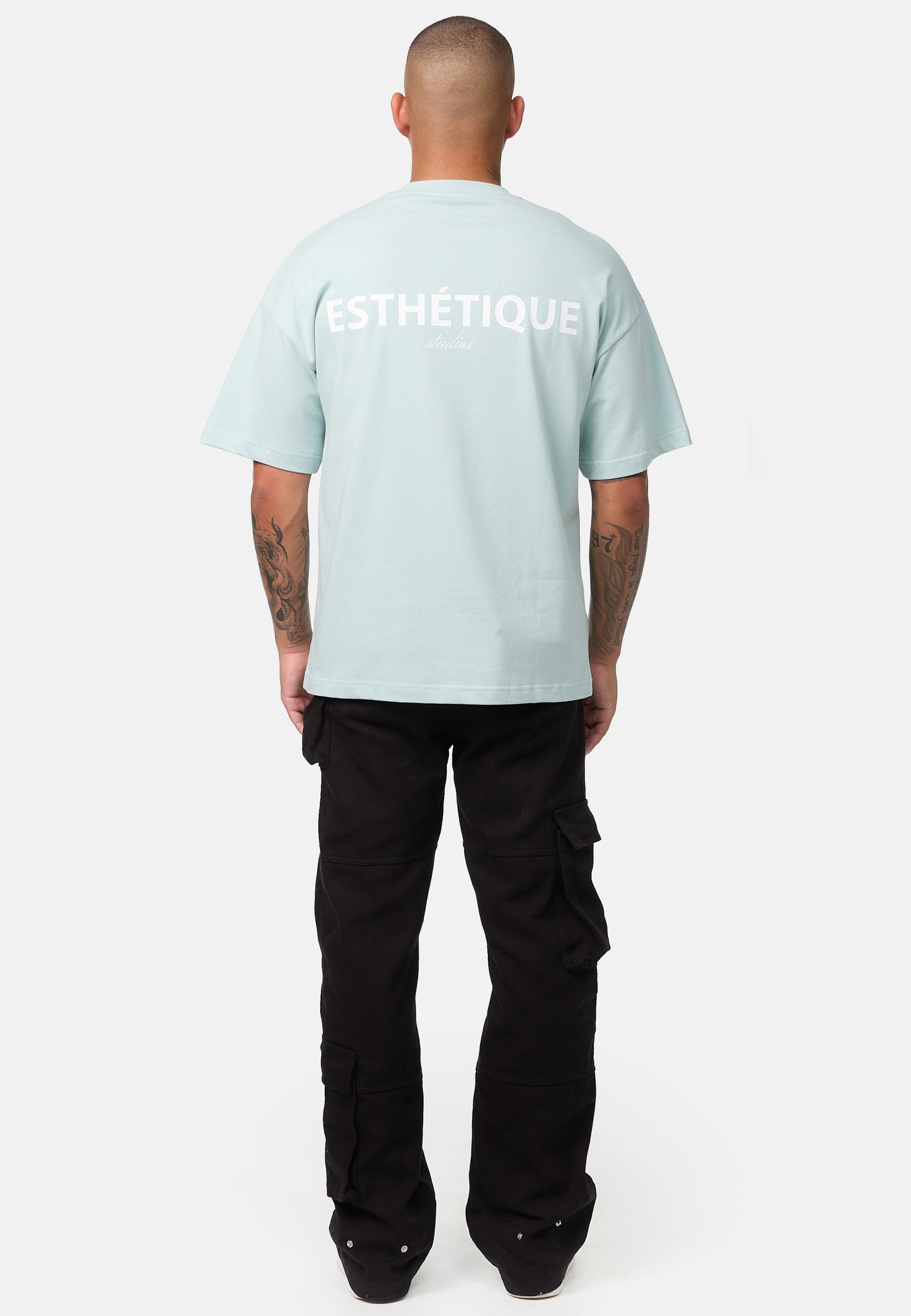 HEAVYWEIGHT TEE COLD BLUE