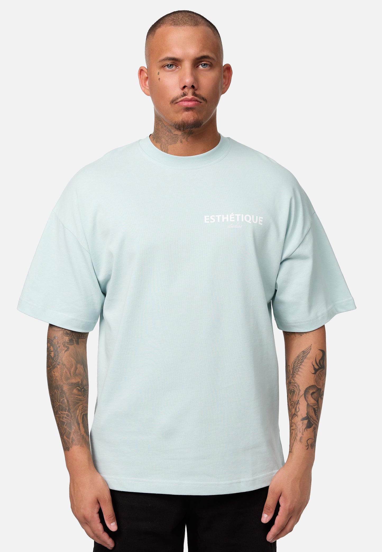 HEAVYWEIGHT TEE COLD BLUE