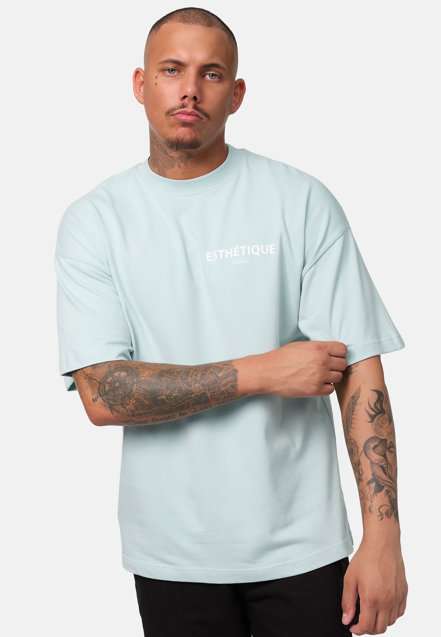 HEAVYWEIGHT TEE COLD BLUE