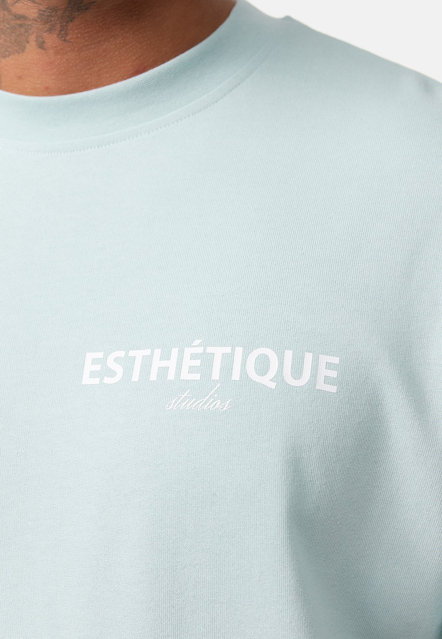 HEAVYWEIGHT TEE COLD BLUE