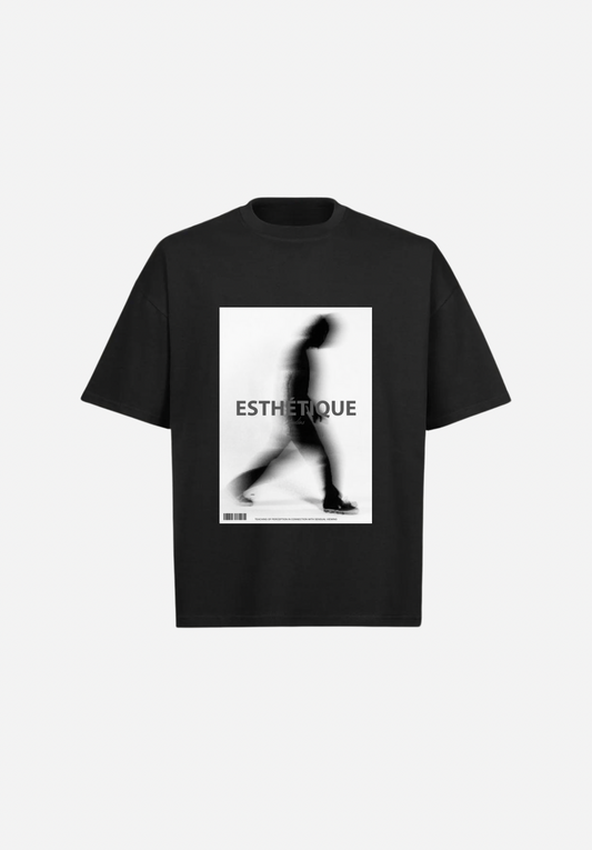 HEAVYWEIGHT CROPED TEE BLACK